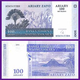 Madagascar - Billete 100 Ariary 2004