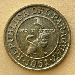 Paraguay - Coin 50 cents 1951