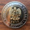 Polonia - Moneda 5 Zlotych 2017