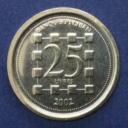 Lebanon - Coin 25 Pounds 2002