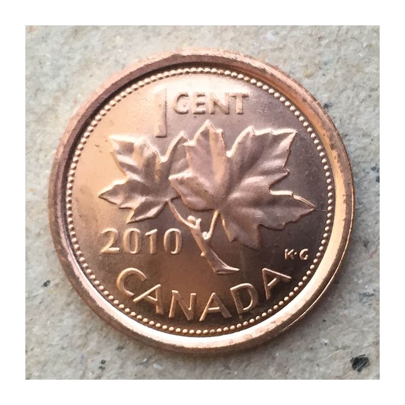 Canadá - Moneda 1 centavo 2010