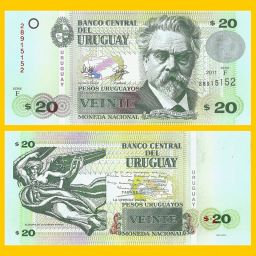Uruguay - Banknote 20 Pesos Uruguayos 2011