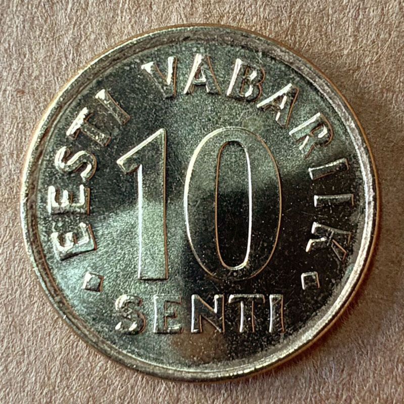 Estonia - Moneda 10 senti 2006