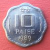 India - Moneda 10 paises 1989