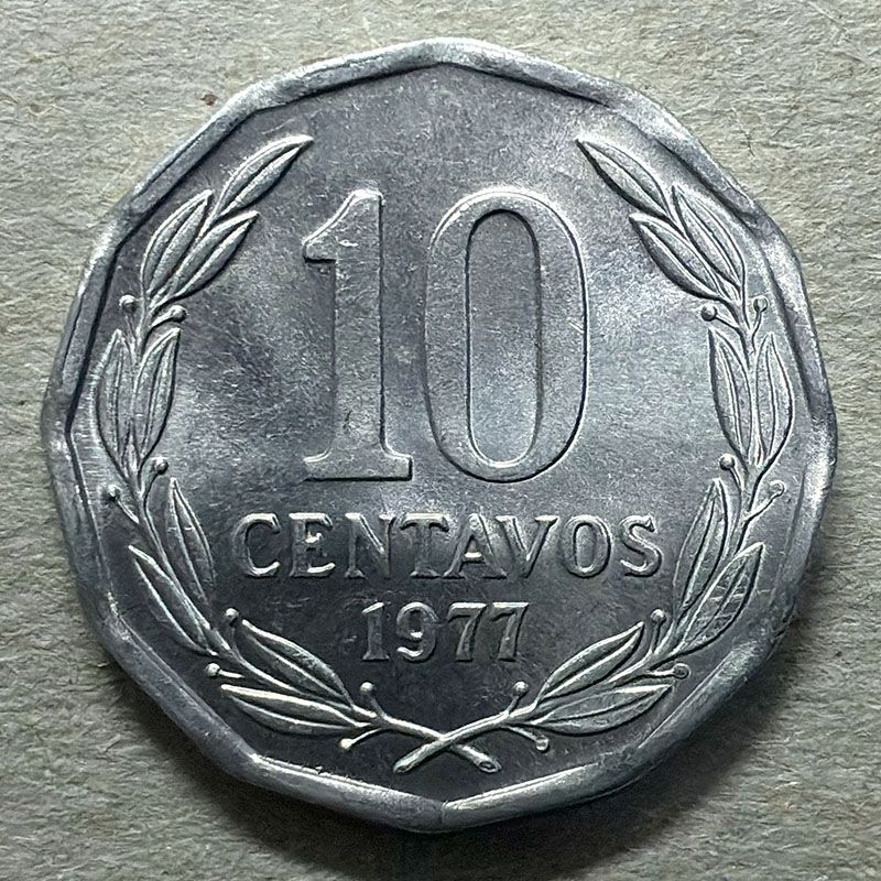 Chile - Coin 10 cents 1977