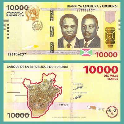 Burundi - Billete 10.000...