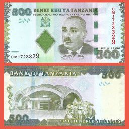 Tanzania - Billete 500 Shilingi 2010