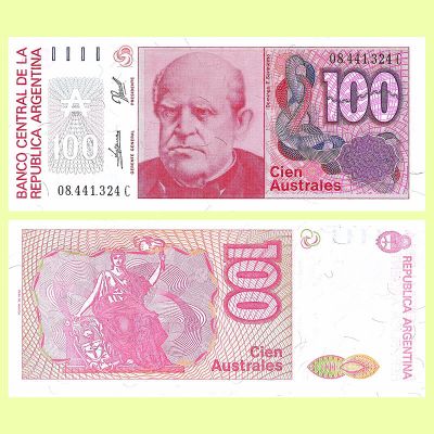 Argentina - Banknote 100...