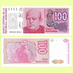 Argentina - Banknote 100 Australes 1989 (2845)
