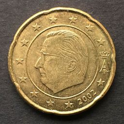Bélgica - Moneda 20 centavos de Euro 2002