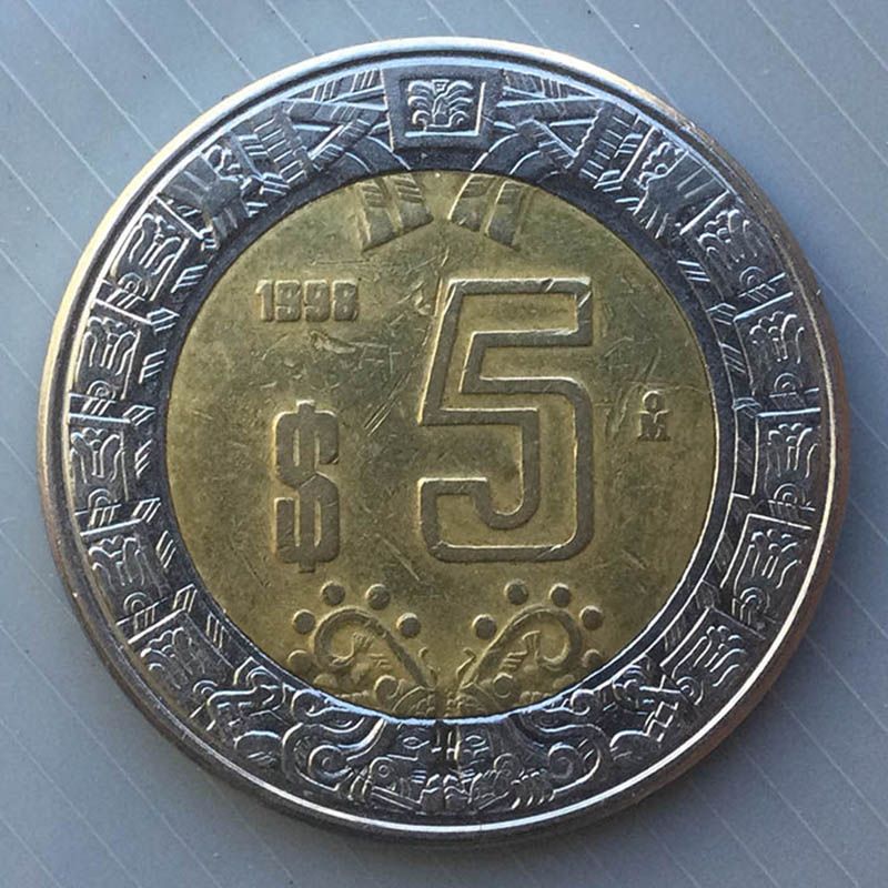 México - Moneda 5 Pesos 1998