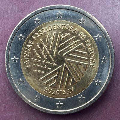 Letonia - Moneda 2 Euros...