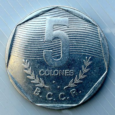 Costa Rica - Moneda 5...
