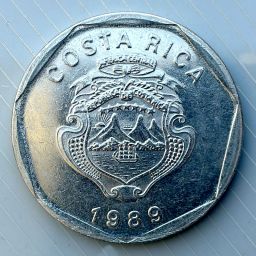 Costa Rica - Coin 5 Colones 1989