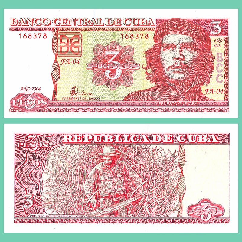 Cuba - Banknote 3 Pesos 2004