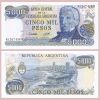 Argentina - Banknote 5,000 Pesos Ley 1979