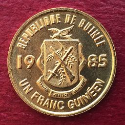 Guinea - Coin 1 Franc 1985