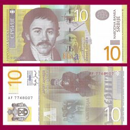 Serbia - Billete 10 Dinares 2006