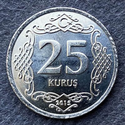 Türkiye - Coin 25 kurus 2015
