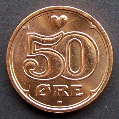 Denmark - Coin 50 Ore 2007