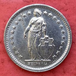 Switzerland - Coin 1/2 Franc 1970