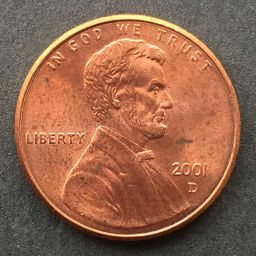 Estados Unidos - Moneda 1 centavo 2001 (D)