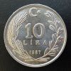 Türkiye - Coin 10 Lira 1987
