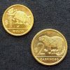 Uruguay - Lote monedas 1 y 2 Pesos 2011