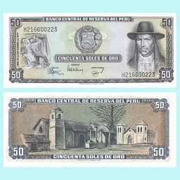 Peru - Banknote 50 Soles de oro 1977