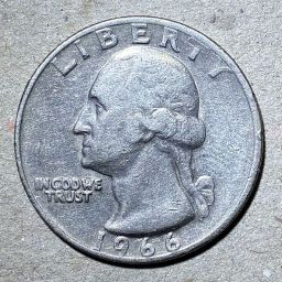 United States - Coin 25 cents 1966