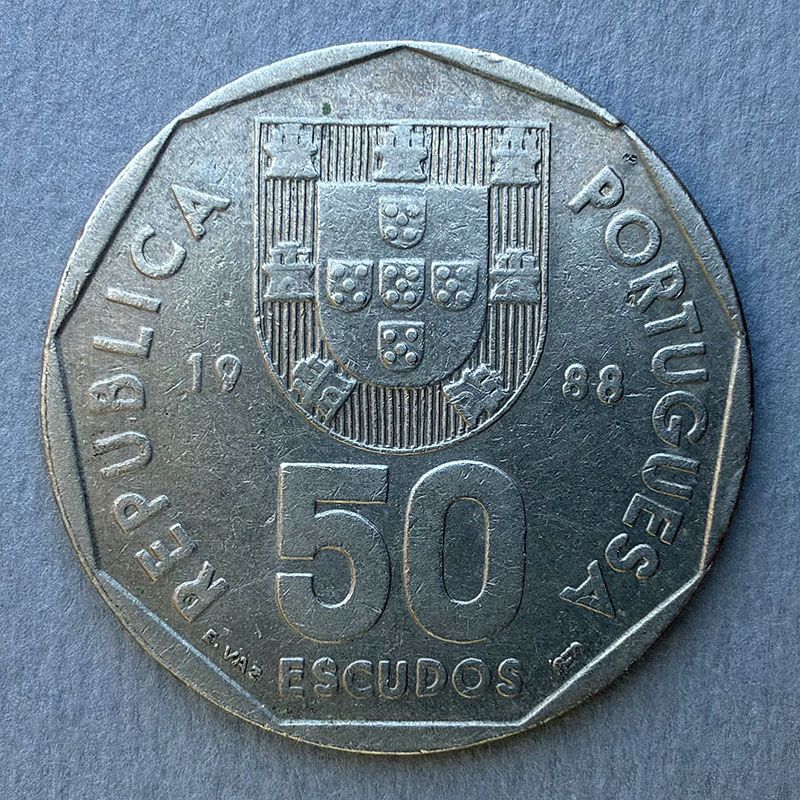 Portugal - Moneda 50 Escudos 1988