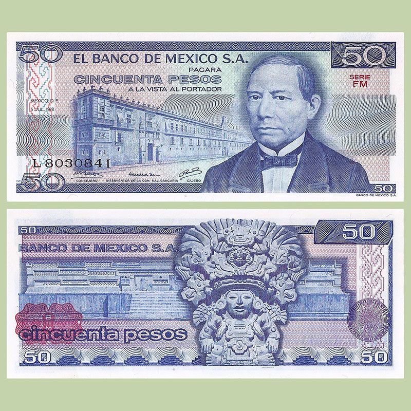 Mexico - Banknote 50 Pesos 1978