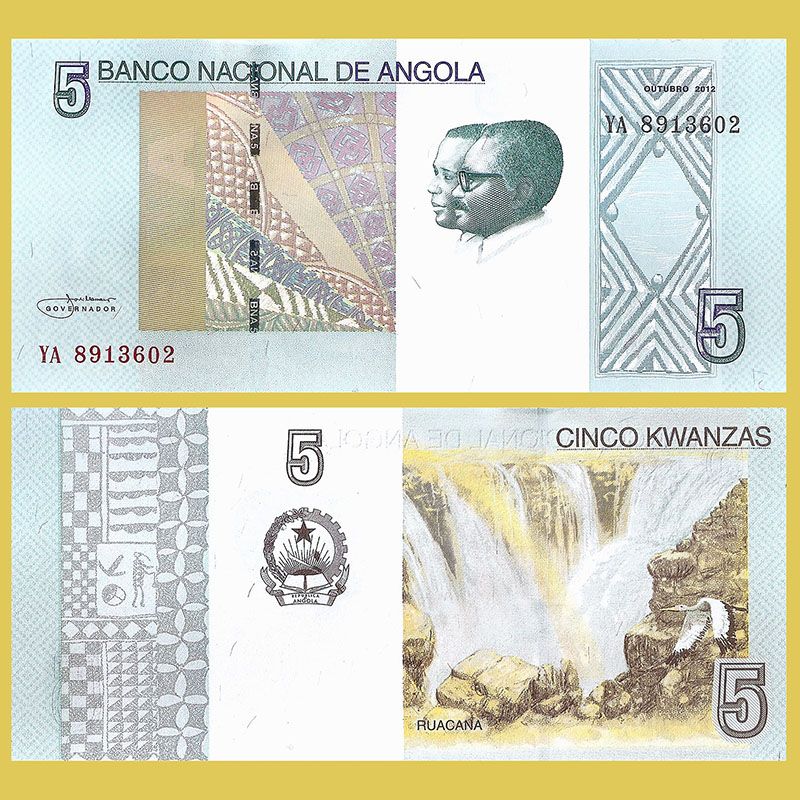 Angola - Billete 5 Kwanzas 2012