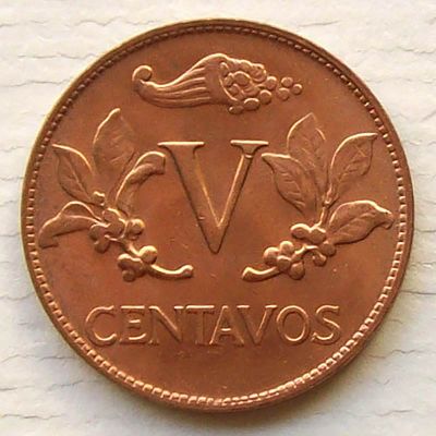 Colombia - Coin 5 cents 1978