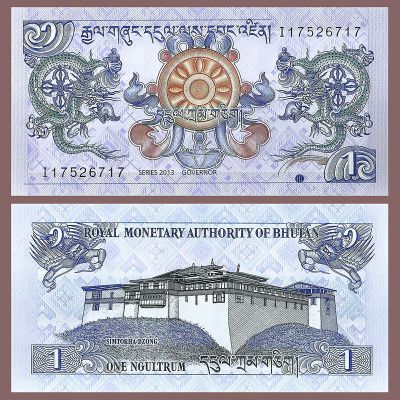 Bután - Billete 1 Ngultrum...