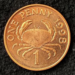 Guernsey - Moneda 1 Penique 1998
