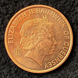 Guernsey - Moneda 1 Penique 1998