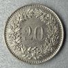 Suiza - Moneda 20 Rappen 1976