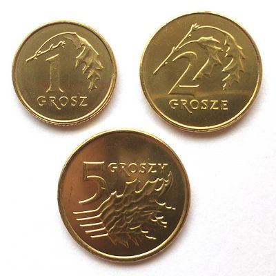 Polonia - Lote monedas 1, 2...