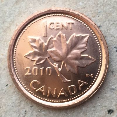 Canadá - Moneda 1 centavo 2010