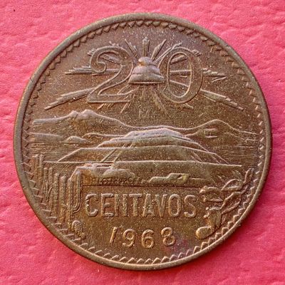 México - Moneda 20 centavos...