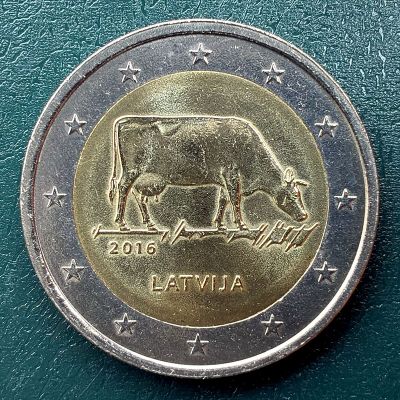 Letonia - Moneda 2 Euros...