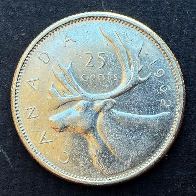 Canadá - Moneda 25 centavos...