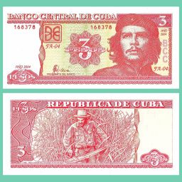 Cuba - Billete 3 Pesos 2004