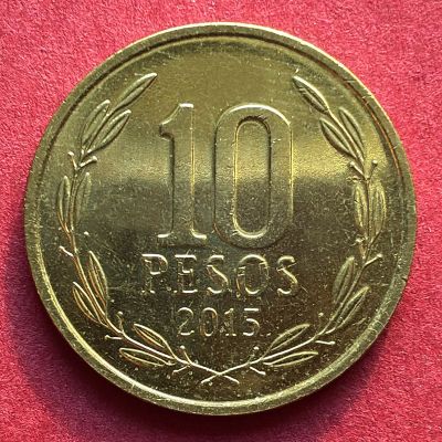 Chile - Moneda 10 Pesos 2015