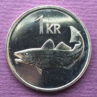 Islandia - Moneda 1 Corona...